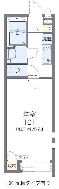 クレイノカーサ　カリーナの間取り