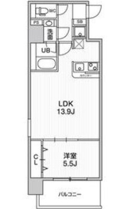 La Douceur九条の間取り