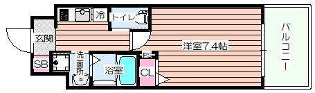 【間取り】 | PLACZ SHIN-OSAKA