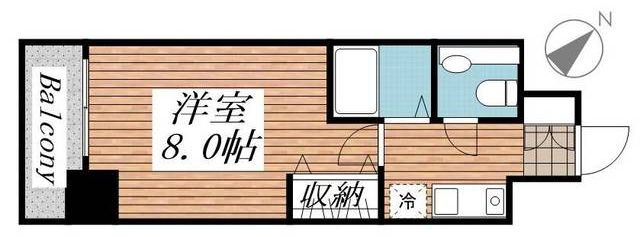 メゾン・ド・ヴィレ恵比寿の間取り