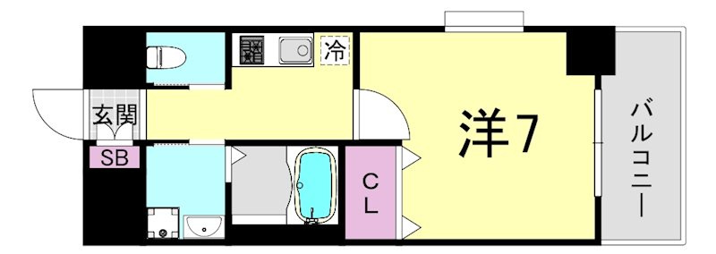 Hüttenwerke Osaka Nambaの間取り