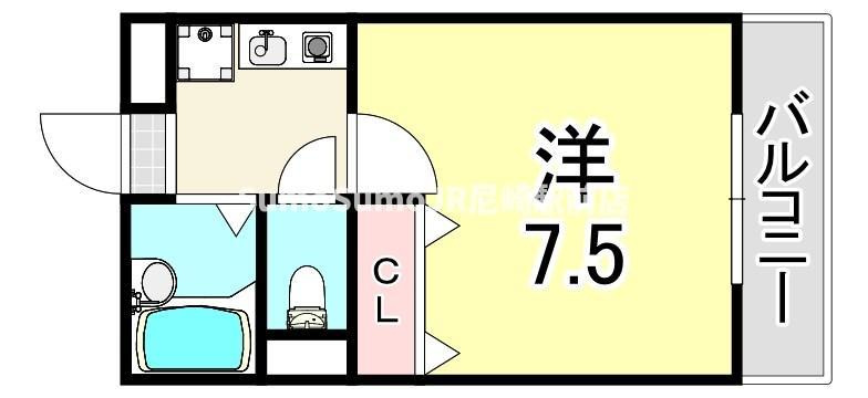 レオパレスみそのの間取り