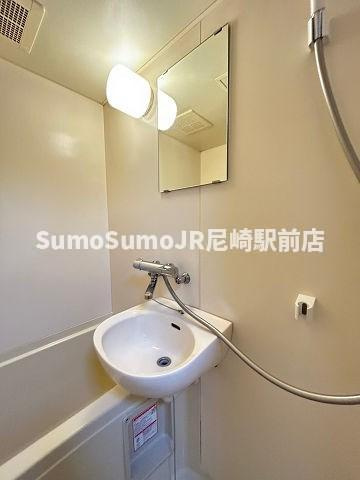 レオパレスみそのの洗面所|コンパクトで使いやすい洗面所