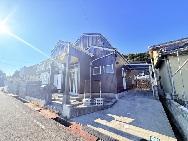 みなべ町堺_中古戸建ての前面道路含む現地写真