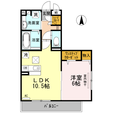 D-room フェニックス武庫川東の間取り