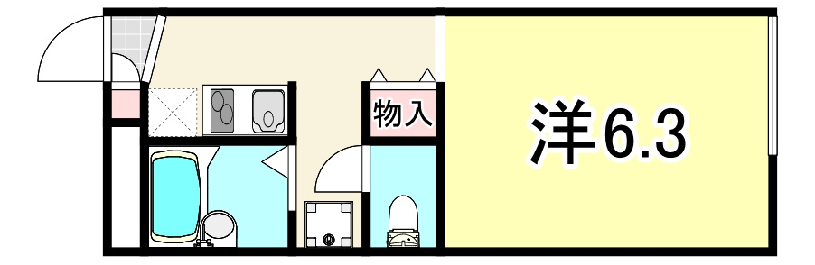 レオパレス武庫之荘の間取り
