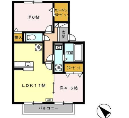フラット・オブラダの間取り