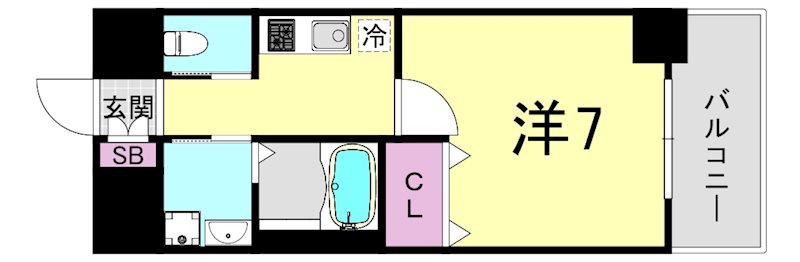 Hüttenwerke Osaka Nambaの間取り