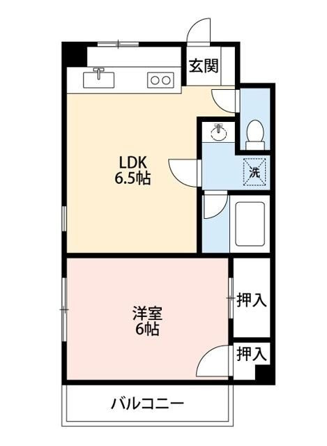 浜谷マンションの間取り