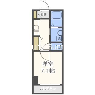 スワンズ難波パークビューの間取り
