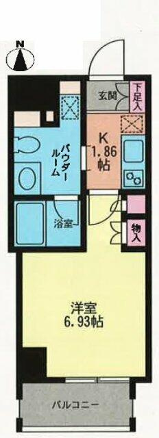 プライムアーバン学芸大学Ⅱの間取り