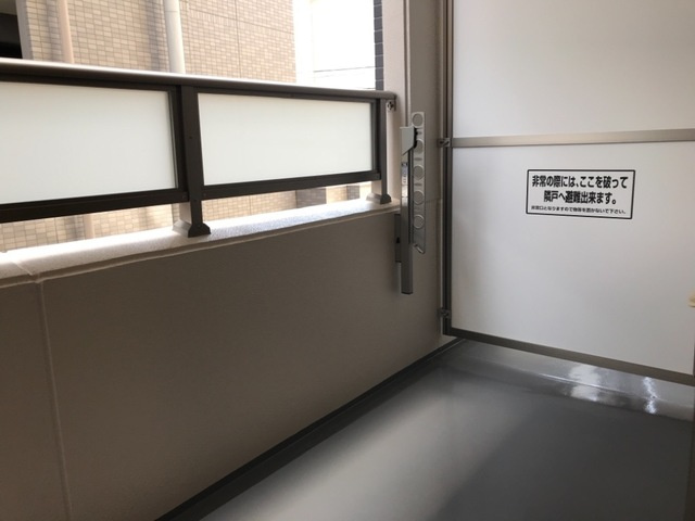 メゾン　ミールのバルコニー