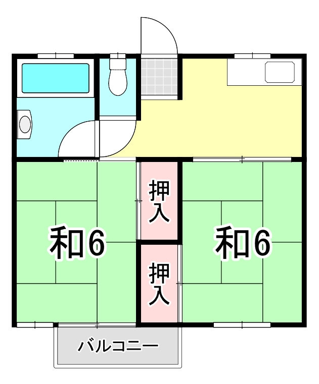 青葉ハイツの間取り