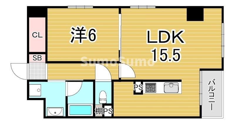 ジョイフル神戸摂津本山の間取り