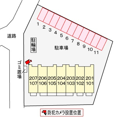 エスポワールの区画図