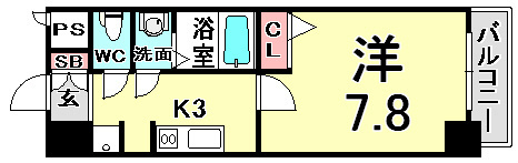 レオンコンフォート神戸西の間取り