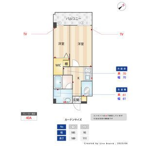 アトリオフラッツ大楠の間取り