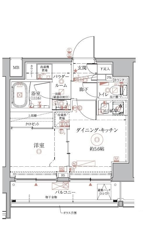 クレイシアIDZ本所吾妻橋の間取り|間取りです。