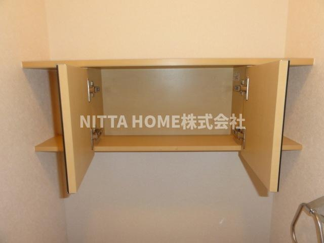 豊岡市九日市下町のアパートの収納|トイレ収納もあって便利★