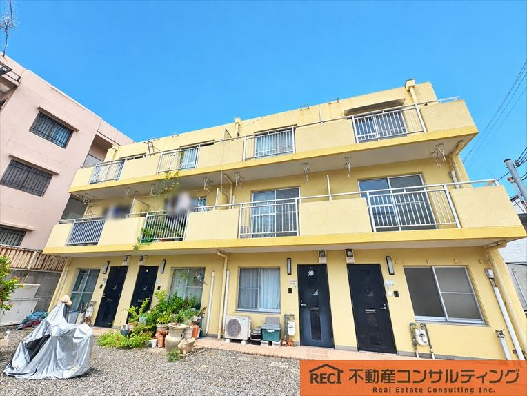 神戸市東灘区青木2丁目　テラスハウスの外観|南向きにつき陽当たり・通風良好！