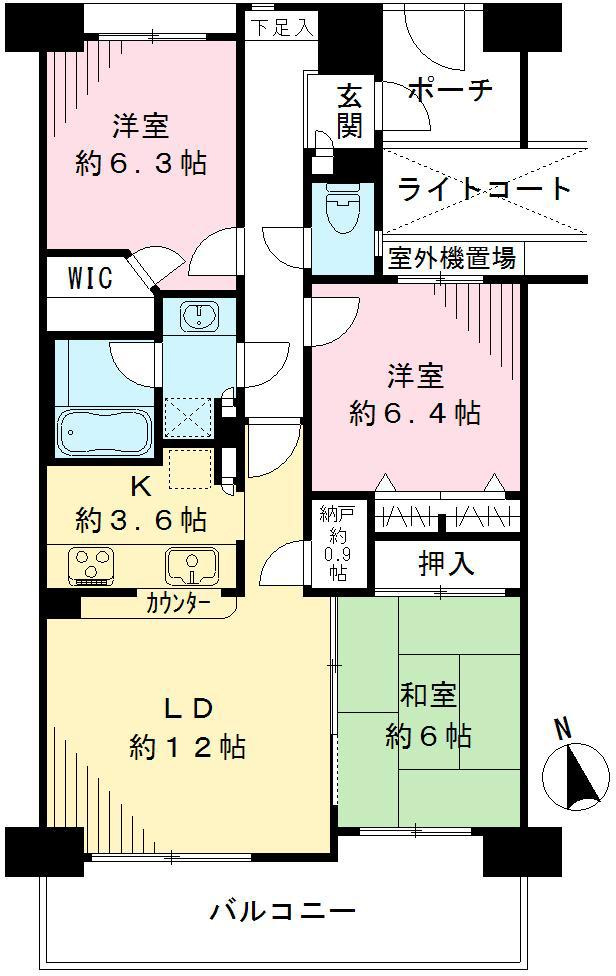 ヴェールガーデン富士見台の間取り