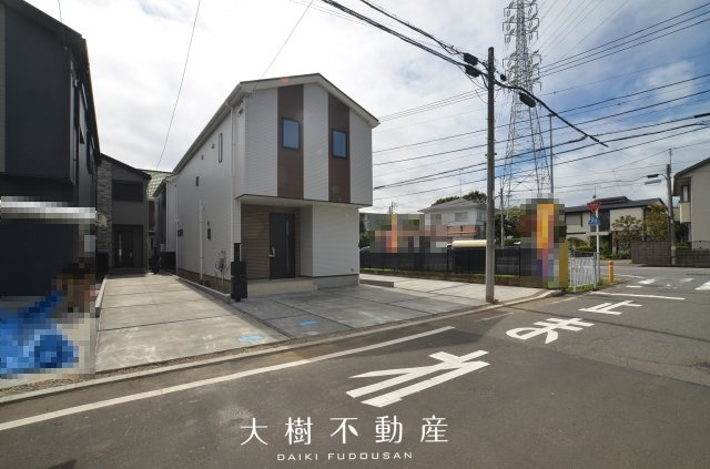 【前面道路含む現地写真】 | 海老名市中新田4丁目 新築戸建て 全4棟【仲介手数料無料】
