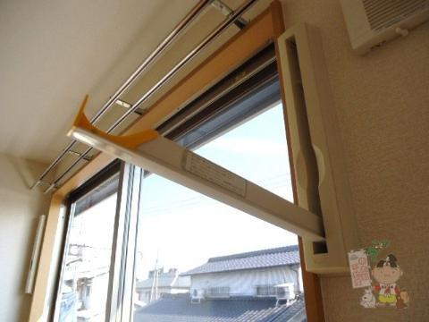 キューブの設備|室内物干