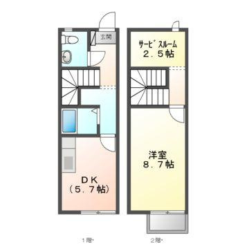 キューブの間取り
