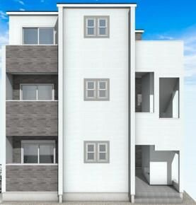 アルカンシエル北千住の外観パース