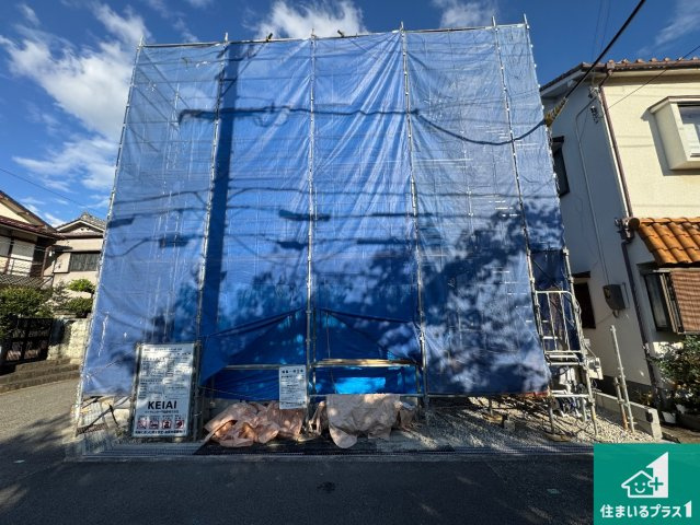 尼崎市西立花町　第2期　新築一戸建ての外観|現在建築中！落ち着いた街並みで新生活を始めることが出来そう！周辺の物件も併せてご紹介させて頂きます！