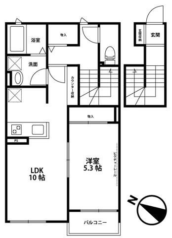 プリムヴェールの間取り