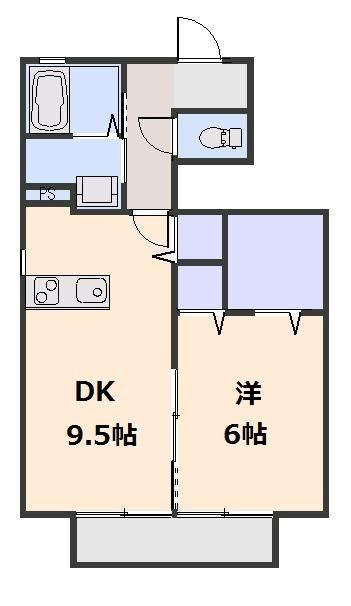 イーストパークＵＲＡＷＡ　２の間取り