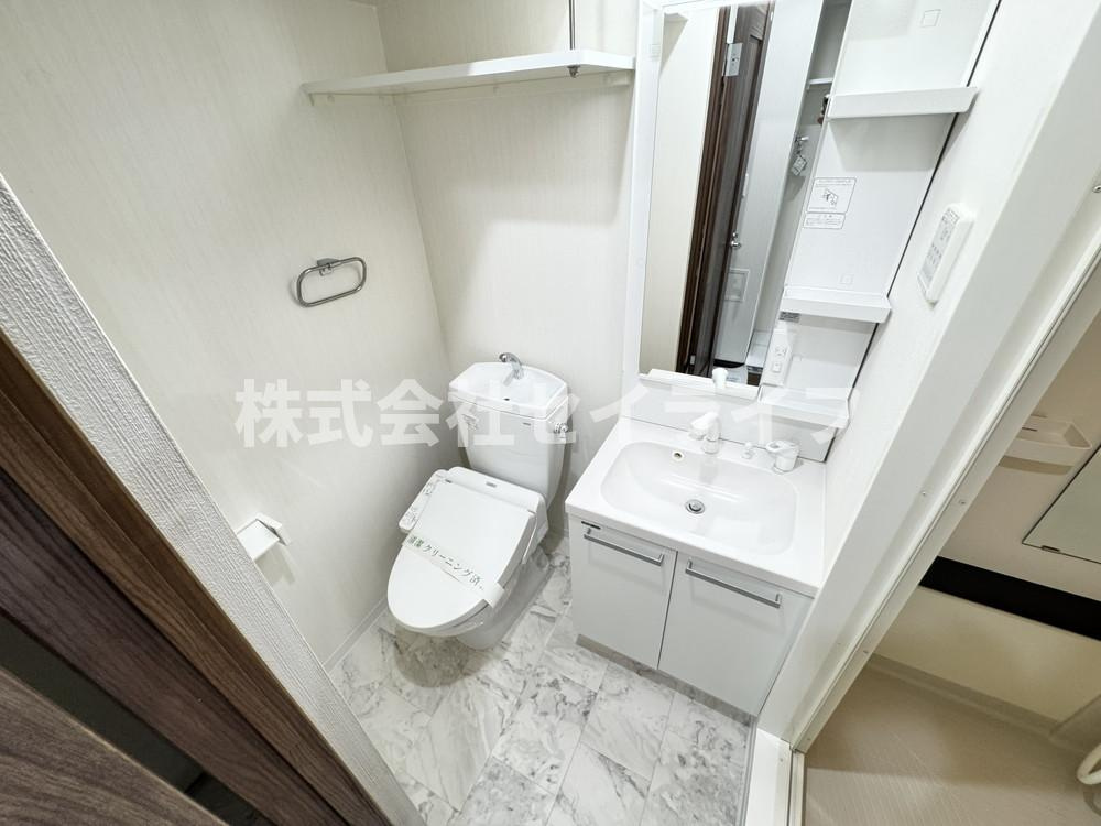 ヒルズ八尾本町の洗面所