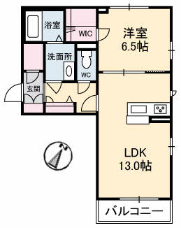 【間取り】 | シャーメゾン新山口