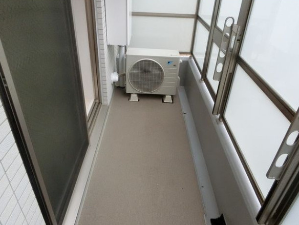 西麻布SBMマンションのバルコニー