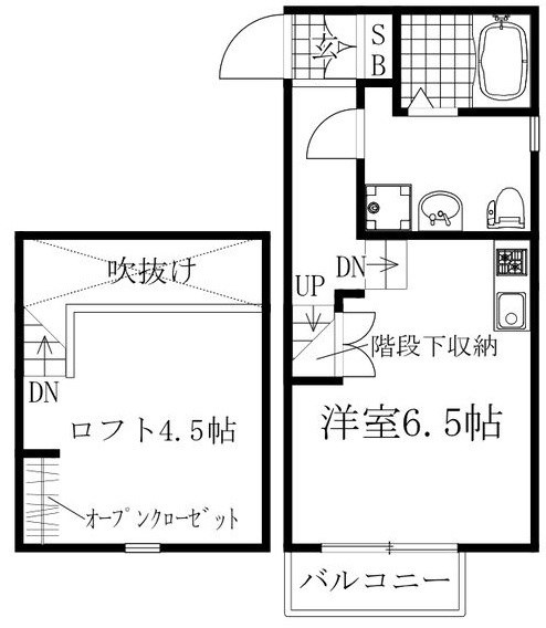 ＬＥ ＣＯＣＯＮ白水町の間取り