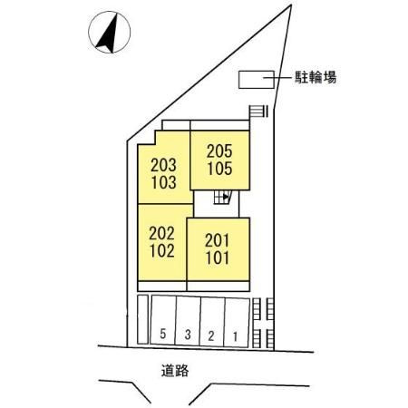 モンターニュロンドの区画図