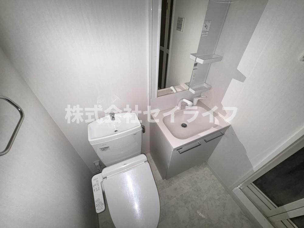 ヒルズ八尾本町の洗面所