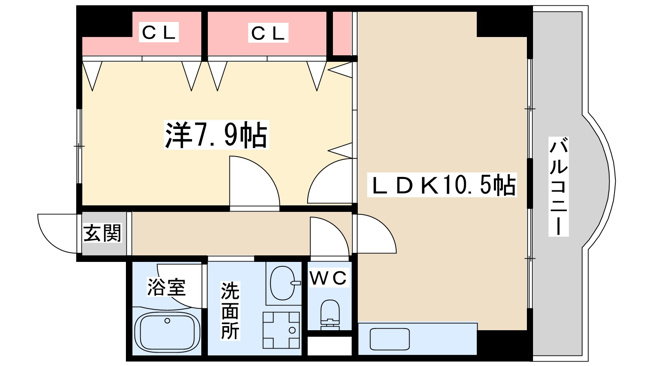 【間取り】 | ライフ北梅田