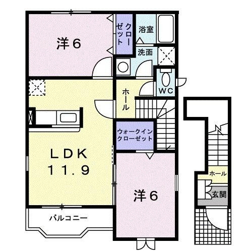 Ｂｅｌｌｅ　Ａｎｇｅの間取り