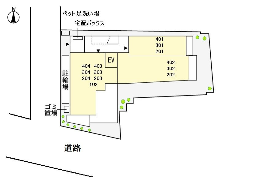 グランボヌール茗荷谷の駐車場