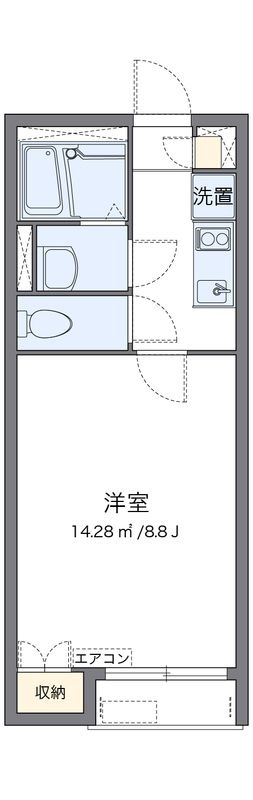 レオネクストネオエスト花園の間取り