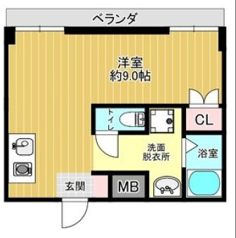 レガーレ長居公園の間取り