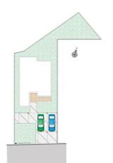 古河市坂間　2区画　新築一戸建て　01の区画図|1号棟