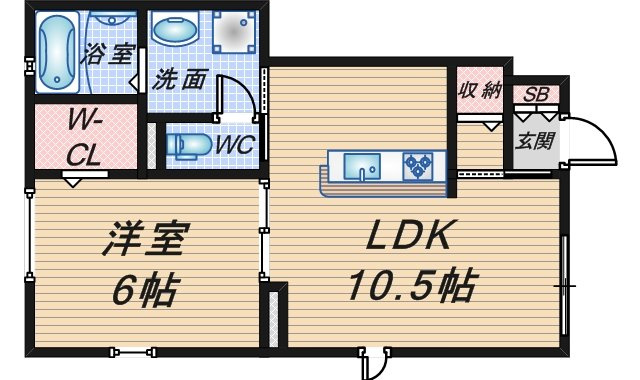 Lacine SEN-NARIの間取り