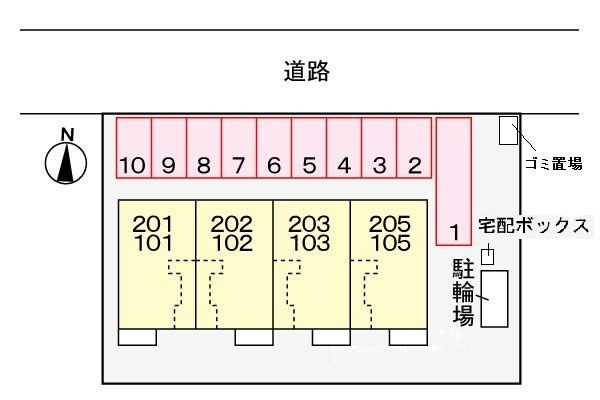 パール　ハピネスの駐車場