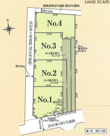 【区画図】 | 川越市大字石田　売地　No.2区画