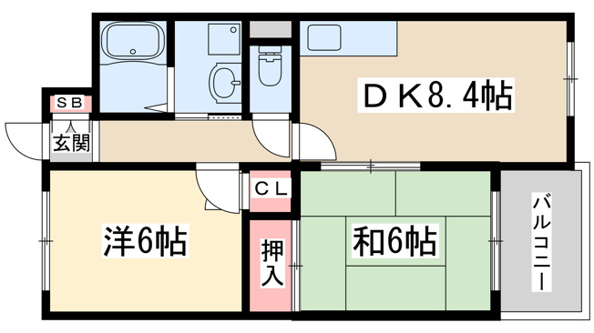 【間取り】 | ハイツクローバー