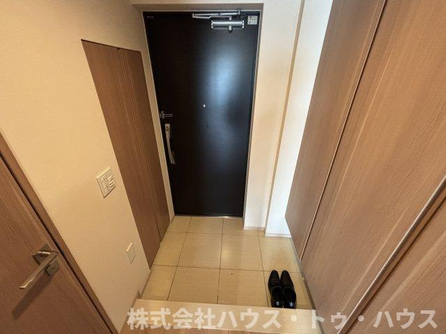ライオンズタワー柏の玄関
