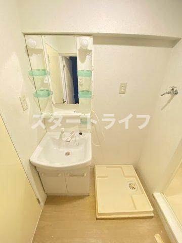 大阪市淀川区宮原２丁目の賃貸マンションの洗面所